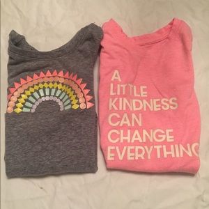 Cat & Jack T-shirts Lot Of 2 size 18M